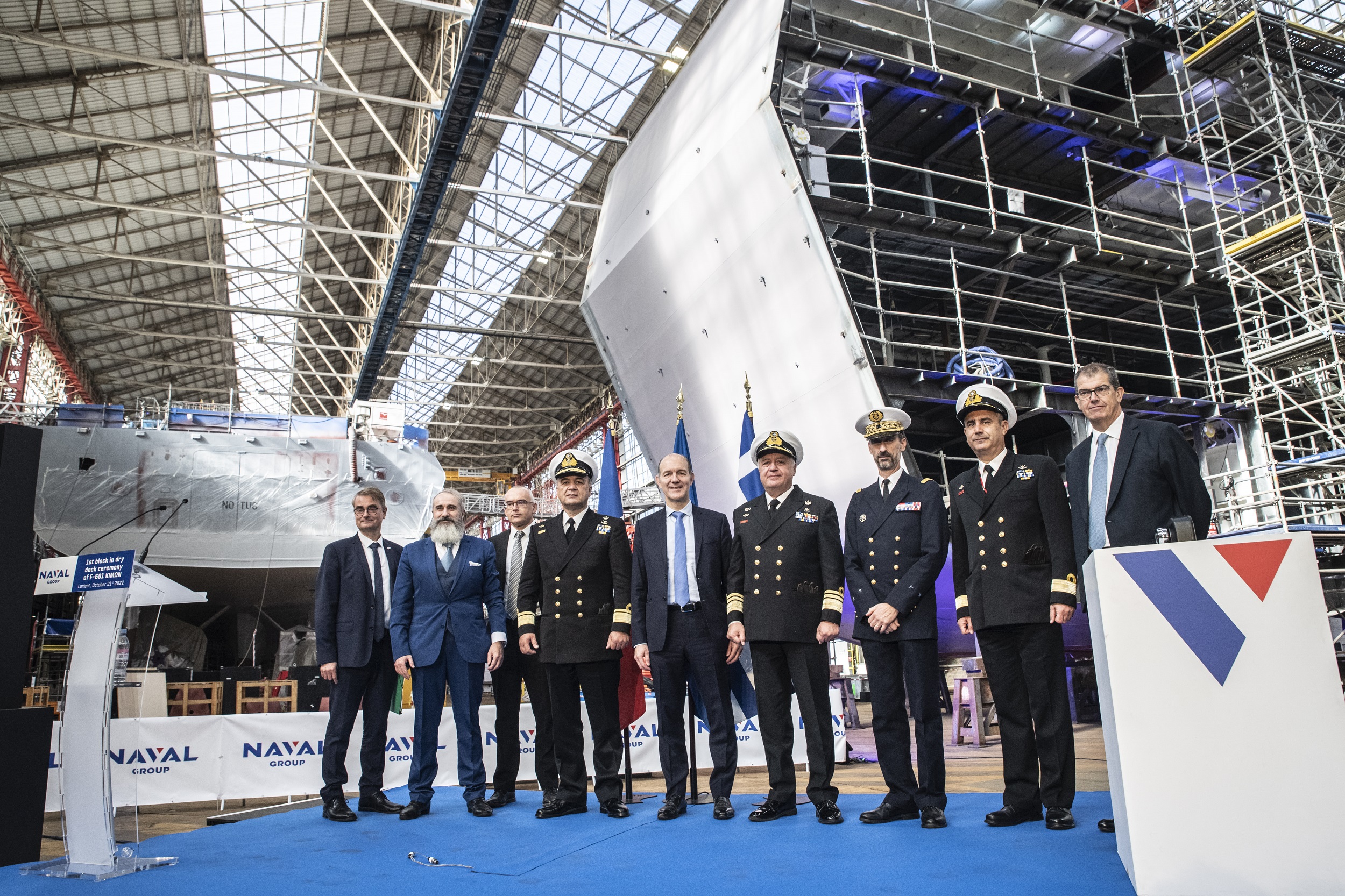 First Block of FDI HN Frigate Laid